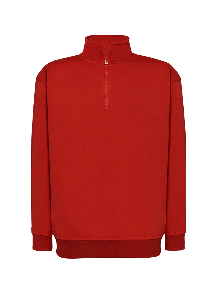 Felpa Mezza Zip